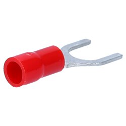 Cembre RF-U6 forked cable lug insulated U6 red