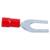 Cembre RF-U8 forked cable lug insulated U8 red