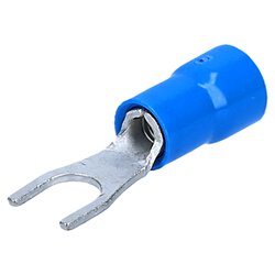 Cembre BF-U4 forked cable lug insulated U4 blue
