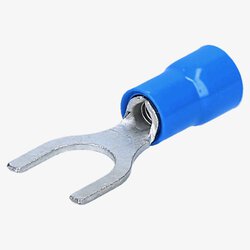 Cembre BF-U6 forked cable lug insulated U6 blue