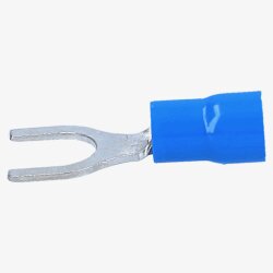 Cembre BF-U6 Gabelkabelschuh isoliert U6 blau