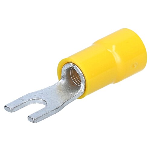 Terminal de cabo garfo Cembre GF-U3.5 isolado U3.5 amarelo