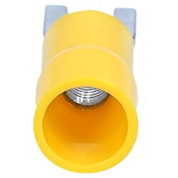 Terminal de cabo garfo Cembre GF-U3.5 isolado U3.5 amarelo
