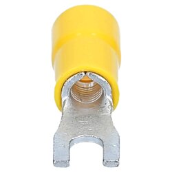 Terminal de cabo garfo Cembre GF-U3.5 isolado U3.5 amarelo