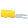 Terminal de cabo garfo Cembre GF-U3.5 isolado U3.5 amarelo