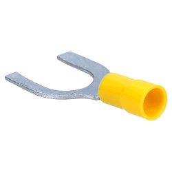 Cembre GF-U12 forked cable lug insulated U12 yellow