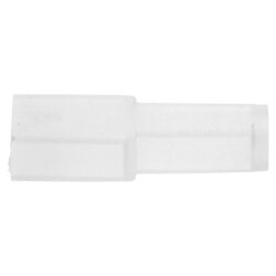 Cembre CFA600 Insulating sleeve for flat receptacle 6.3 natural 100 pieces