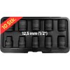 SW-Stahl 07950L IMPACT-Steckschlüsseleinsätze, 1/2", 10-24 mm, 10-teilig