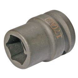 SW-Stahl 07827SB IMPACT socket, 1/2", 17 mm, short