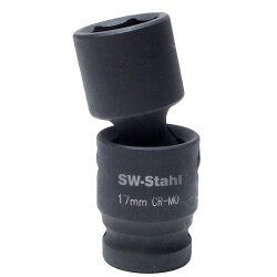 SW-Stahl 07951L Toma de impacto, 1/2", 16 mm, con junta