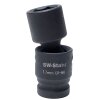 SW-Stahl 07952L IMPACT pipenøkkelinnsats, 1/2", 17 mm, med ledd