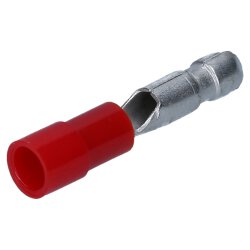 Cembre RF-BM4 Rundstecker Stift 4mm rot teilisoliert