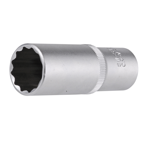 SW-Stahl 05632-21SB Socket wrench insert, 1/2", twelve-point, 21 mm, deep