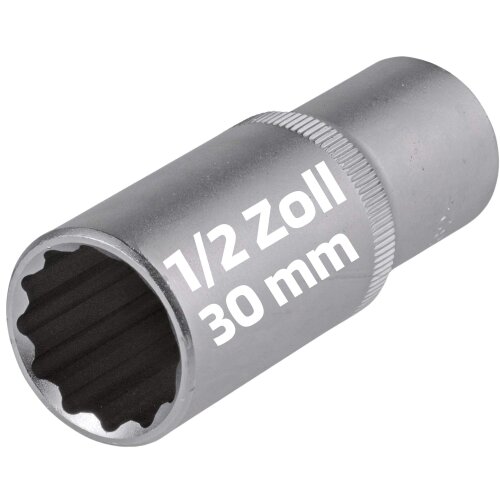 SW-Stahl 05632L-30 pipenøkkelinnsats, 1/2", tolvpunkts, 30 mm, dyp