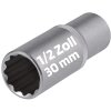 SW-Stahl 05632L-30 pipenøkkelinnsats, 1/2", tolvpunkts, 30 mm, dyp