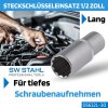 SW-Stahl 05632L-30 pipenøkkelinnsats, 1/2", tolvpunkts, 30 mm, dyp
